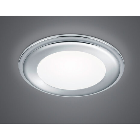 HLW LED LED Spot Inbouw LED Downlight 10W Warm Wit 2700K–3000K Rond Mat Chroom HLW LED LED Spot Inbouw LED Downlight 10W Warm Wit 2700K–3000K Rond Mat Chroom