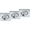 LED Spot 3 Pack - Inbouw LED Downlight 5W Dimbaar Warm Wit