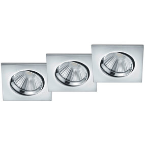 LED Spot 3 Pack - Inbouw LED Downlight 5W Dimbaar Warm Wit LED Spot 3 Pack - Inbouw LED Downlight 5W Dimbaar Warm Wit