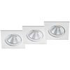 LED Spot 3 Pack - Inbouw LED Downlight 5W Dimbaar Warm Wit LED Spot 3 Pack - Inbouw LED Downlight 5W Dimbaar Warm Wit