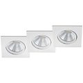 LED Spot 3 Pack - Inbouw LED Downlight 5W Dimbaar Warm Wit 2700K-3000K LED Spot 3 Pack - Inbouw LED Downlight 5W Dimbaar Warm Wit 2700K-3000K