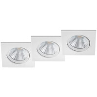 LED Spot 3 Pack - Inbouw LED Downlight 5W Dimbaar Warm Wit