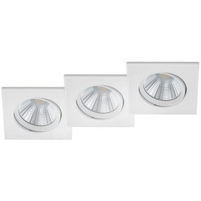 LED Spot 3 Pack - Inbouw LED Downlight 5W Dimbaar Warm Wit LED Spot 3 Pack - Inbouw LED Downlight 5W Dimbaar Warm Wit