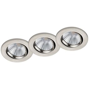 LED Spot 3 Pack - Dimbaar Inbouw LED Downlight Warm Wit 5W LED Spot 3 Pack - Dimbaar Inbouw LED Downlight Warm Wit 5W