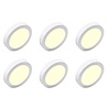 HLW LED LED Downlight 6 Pack - Opbouw Rond 18W Warm Wit 2700K–3000K Ø225mm HLW LED LED Downlight 6 Pack - Opbouw Rond 18W Warm Wit 2700K–3000K Ø225mm