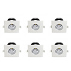 LED Spot 6 Pack - Inbouw LED Downlight 6W Waterdicht IP65