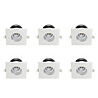 HLW LED LED Spot 6 Pack - Inbouw LED Downlight 6W - Waterdicht IP65 - Natuurlijk Wit