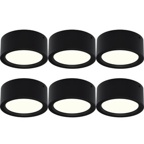 LED Downlight 6 Pack - Opbouw LED Lamp 15W Natuurlijk Wit LED Downlight 6 Pack - Opbouw LED Lamp 15W Natuurlijk Wit