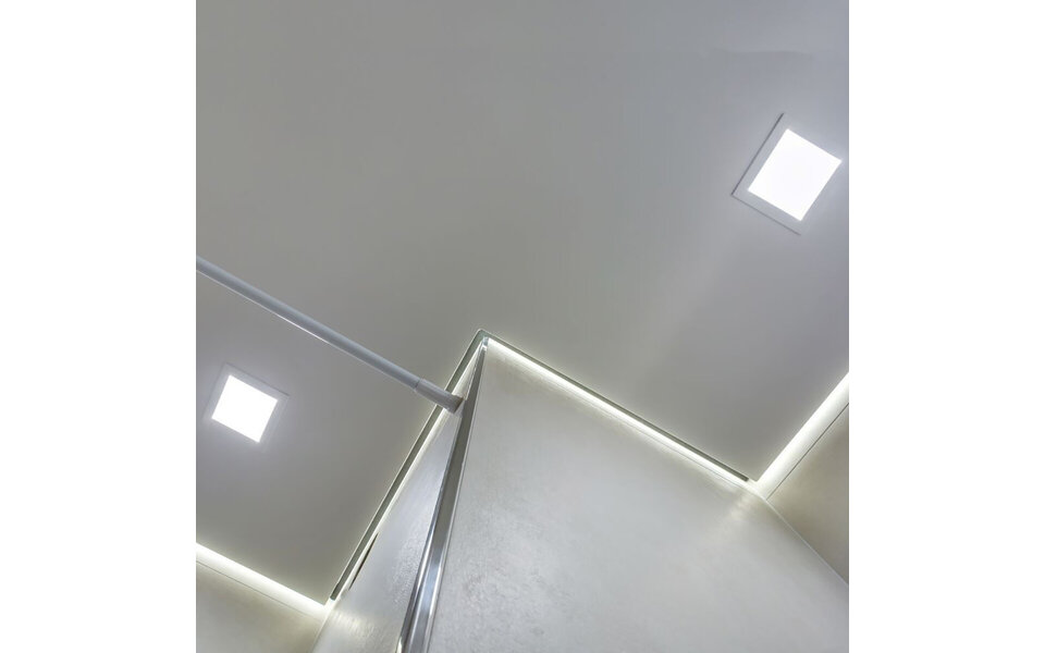 HLW LED LED Downlight Slim Viron Dunson 24W Inbouw Vierkant Warm Wit 2700K–3000K