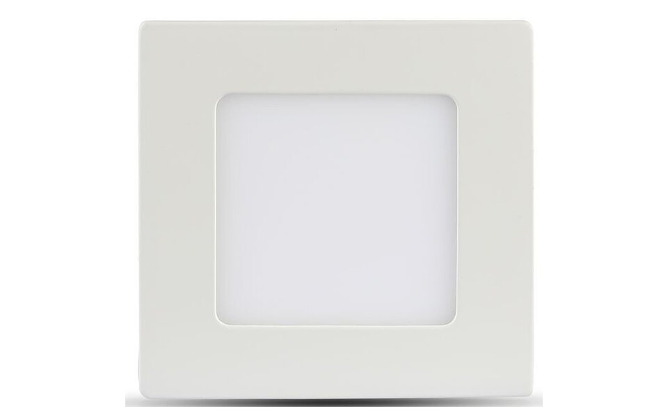 HLW LED Inbouw LED Downlight Slim 24W Vierkant Neutraal Wit 4000K Mat Wit Aluminium