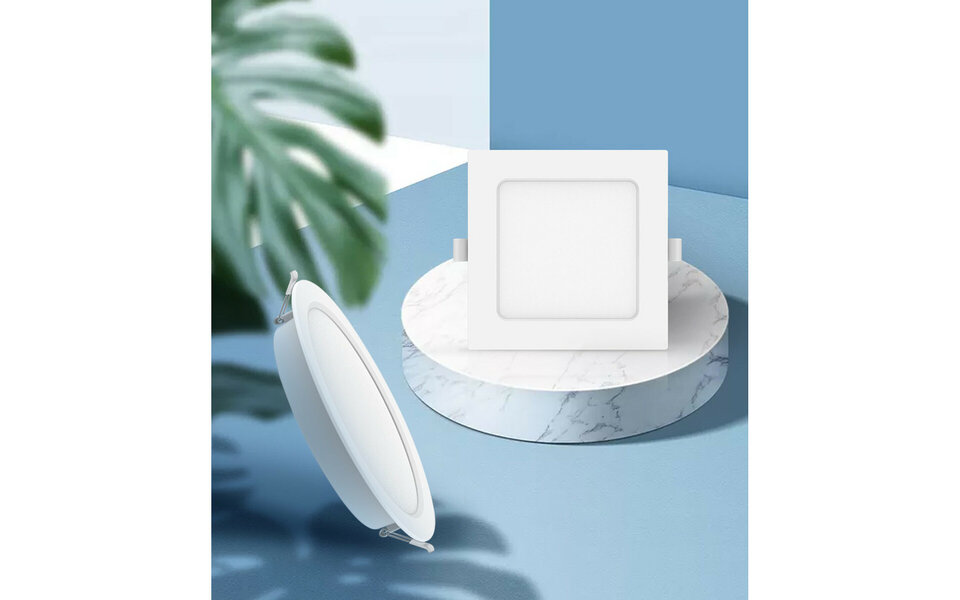 HLW LED LED Downlight Pro 9W - Inbouw LED lamp neutraal wit 4000K, mat wit Ø145mm