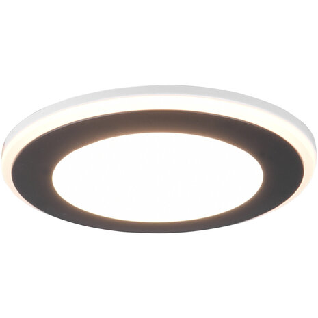 HLW LED LED Spot Inbouw LED Downlight 5W - Warm Wit 2700K–3000K - Mat Zwart