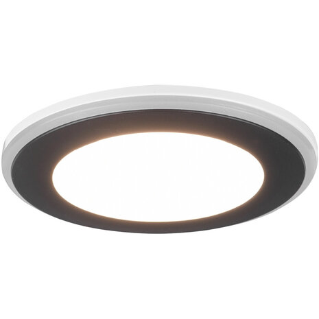 HLW LED LED Spot Inbouw LED Downlight 5W - Warm Wit 2700K–3000K - Mat Zwart