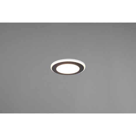 HLW LED LED Spot Inbouw LED Downlight 5W - Warm Wit 2700K–3000K - Mat Zwart