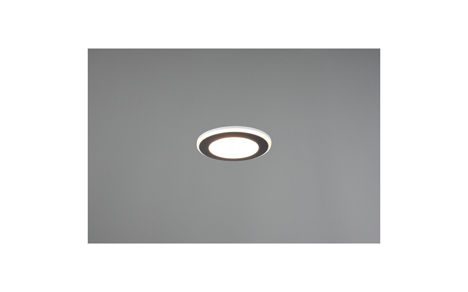 HLW LED LED Spot Inbouw LED Downlight 5W - Warm Wit 2700K–3000K - Mat Zwart