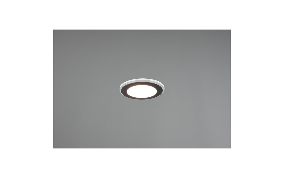 HLW LED LED Spot Inbouw LED Downlight 5W - Warm Wit 2700K–3000K - Mat Zwart
