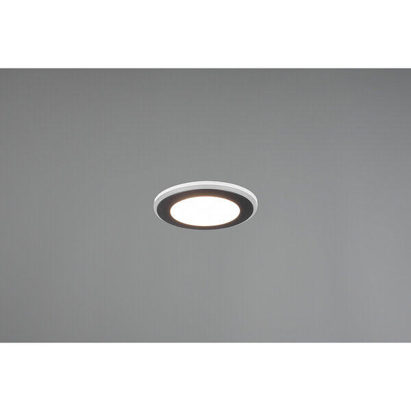 HLW LED LED Spot Inbouw LED Downlight 5W - Warm Wit 2700K–3000K - Mat Zwart