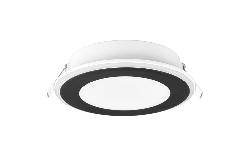 HLW LED Trion Auran Inbouw LED Downlight 10W - Warm Wit 2700K–3000K, Mat Zwart