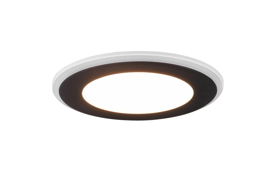 HLW LED Trion Auran Inbouw LED Downlight 10W - Warm Wit 2700K–3000K, Mat Zwart