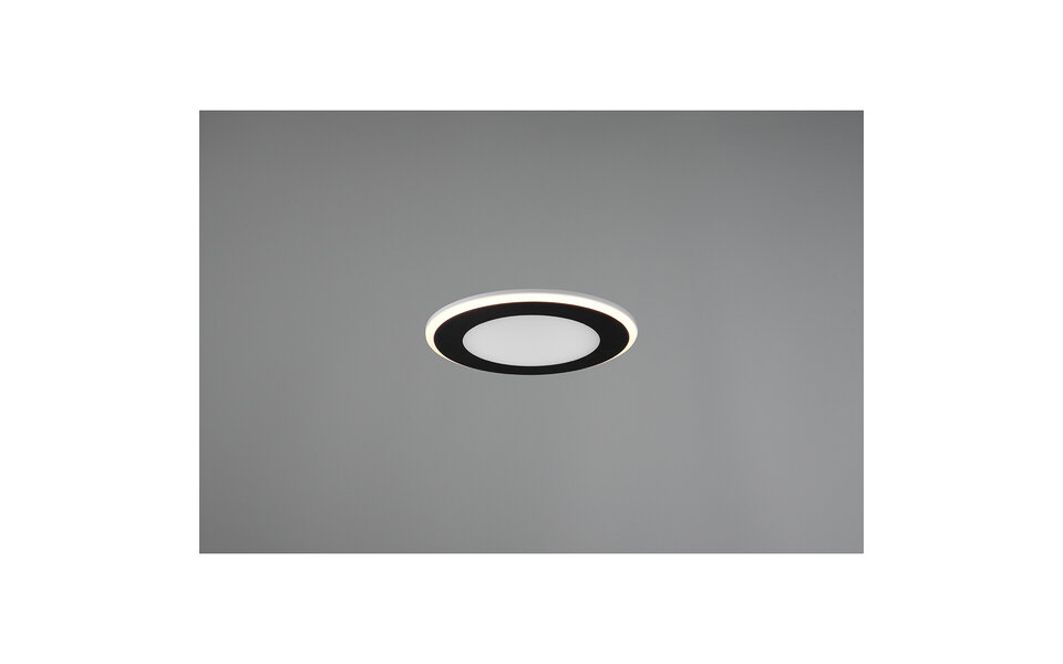 HLW LED Trion Auran Inbouw LED Downlight 10W - Warm Wit 2700K–3000K, Mat Zwart