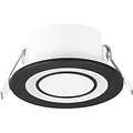 LED Spot - Inbouw LED Downlight 5W Warm Wit 2700K–3000K Rond Mat Zwart LED Spot - Inbouw LED Downlight 5W Warm Wit 2700K–3000K Rond Mat Zwart