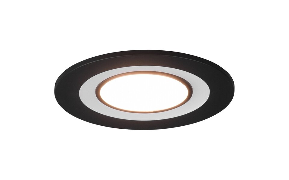 HLW LED LED Spot - Inbouw LED Downlight 5W Warm Wit 2700K–3000K Rond Mat Zwart HLW LED LED Spot - Inbouw LED Downlight 5W Warm Wit 2700K–3000K Rond Mat Zwart