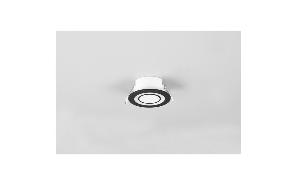 HLW LED LED Spot - Inbouw LED Downlight 5W Warm Wit 2700K–3000K Rond Mat Zwart HLW LED LED Spot - Inbouw LED Downlight 5W Warm Wit 2700K–3000K Rond Mat Zwart