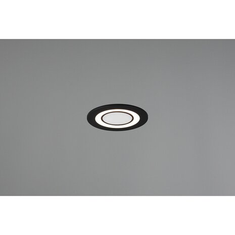 HLW LED LED Spot - Inbouw LED Downlight 5W Warm Wit 2700K–3000K Rond Mat Zwart