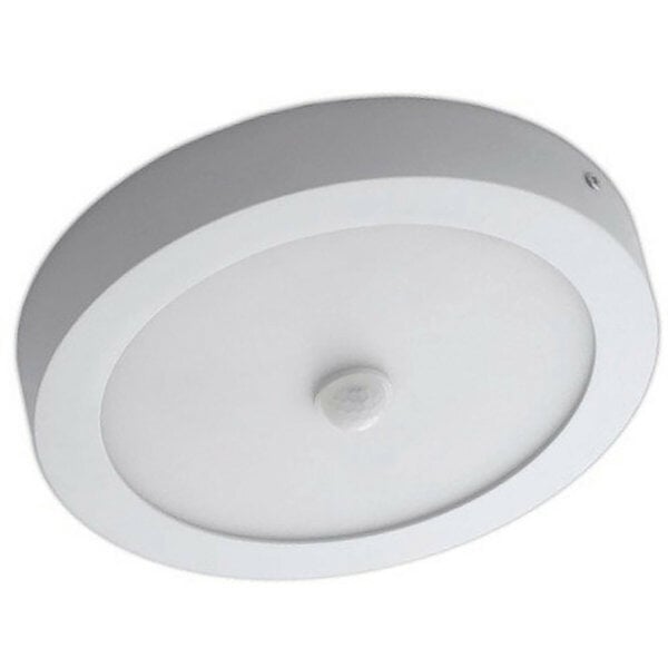 HLW LED LED Downlight 18W Opbouw met PIR Bewegingssensor & Warm Wit 2700K–3000K