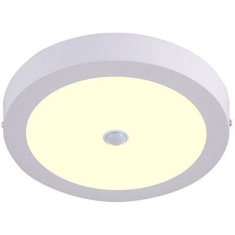 HLW LED Opbouw LED Downlight 20W met 360° PIR sensor en Warm Wit 2700K licht