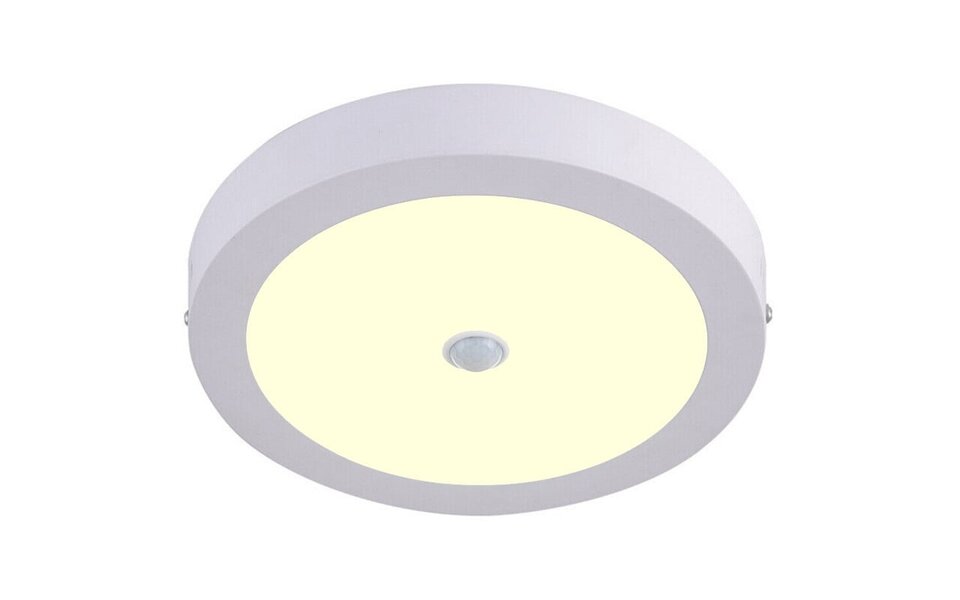 HLW LED Opbouw LED Downlight 20W met 360° PIR sensor en Warm Wit 2700K licht