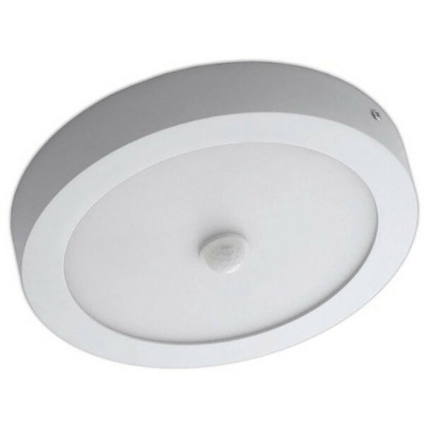 HLW LED LED Downlight 20W Opbouw Met PIR Bewegingssensor - Helder Koud Wit 6000K