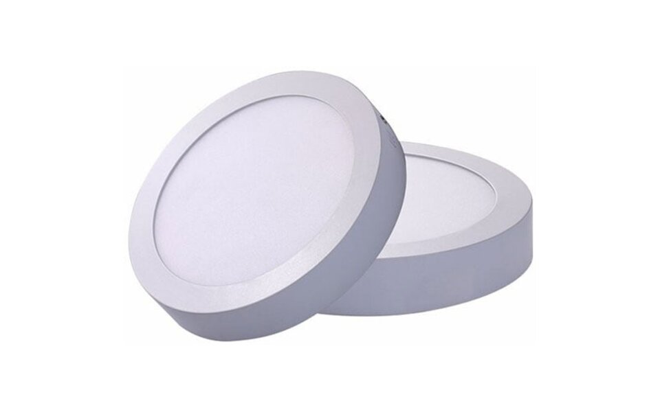 HLW LED LED Downlight Opbouw Rond 18W - Natuurlijk Wit 4200K, Mat Wit Aluminium Ø225mm HLW LED LED Downlight Opbouw Rond 18W - Natuurlijk Wit 4200K, Mat Wit Aluminium Ø225mm