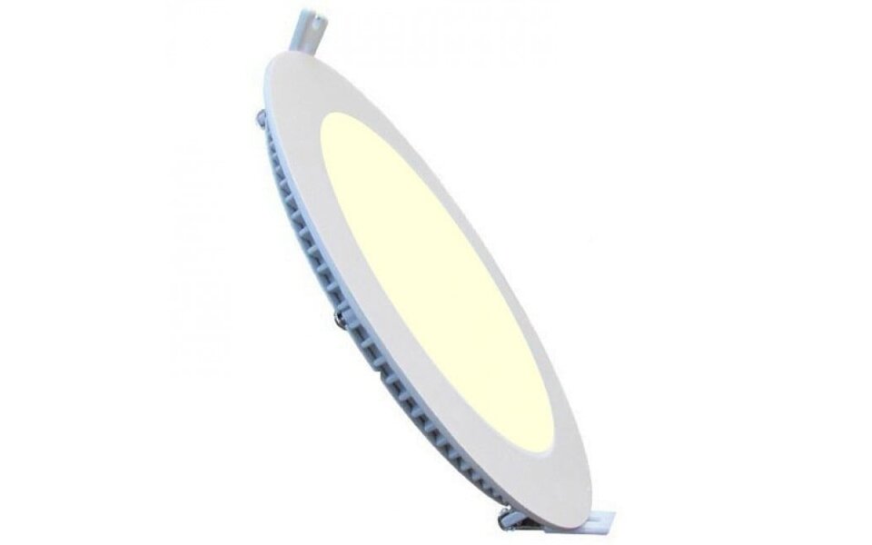 HLW LED Inbouw LED Downlight Slim 3W - Dimbaar Warm Wit 2700K, Mat Wit Aluminium Ø83mm