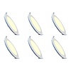 LED Downlight Slim 6 Pack - Inbouw 3W Dimbaar Warm Wit