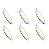 HLW LED LED Downlight Slim 6 Pack - 6W Inbouw Dimbaar Warm Wit 2700K Ø120mm HLW LED LED Downlight Slim 6 Pack - 6W Inbouw Dimbaar Warm Wit 2700K Ø120mm
