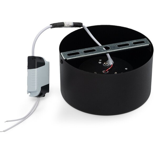 HLW LED Opbouw LED Downlight 10W - Ronde Mat Zwarte LED Lamp Natuurlijk Wit 4200K Ø140mm HLW LED Opbouw LED Downlight 10W - Ronde Mat Zwarte LED Lamp Natuurlijk Wit 4200K Ø140mm