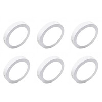 LED Downlight 6 Pack - Opbouw 12W Koud Wit 6000K LED Downlight 6 Pack - Opbouw 12W Koud Wit 6000K