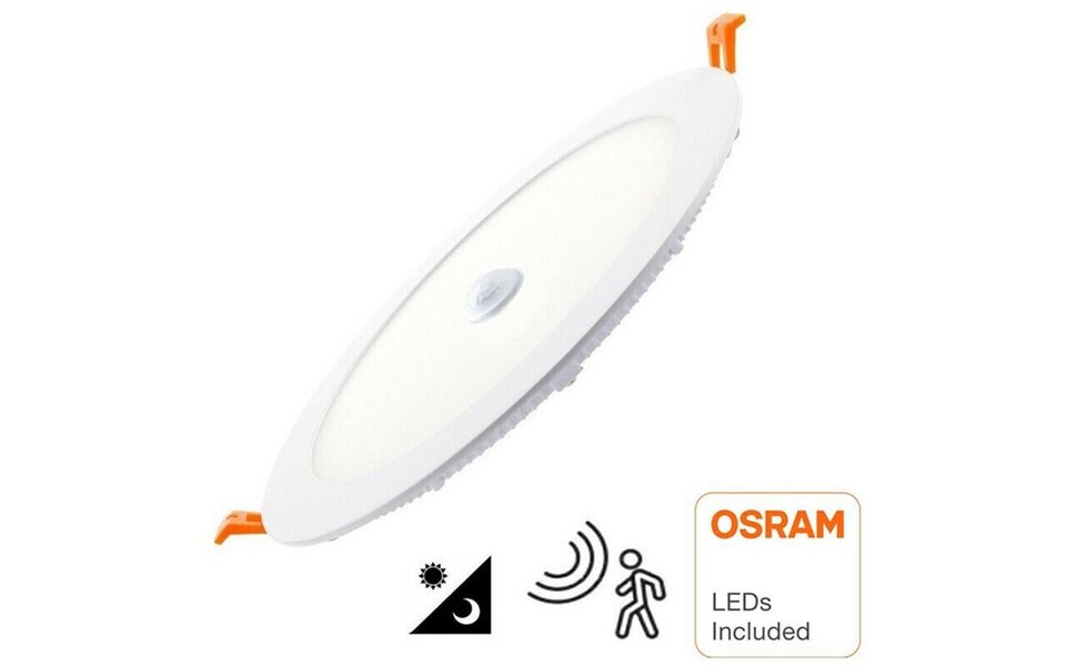 HLW LED Inbouw LED Downlight 24W Met PIR Bewegingssensor Koud Wit 6000K HLW LED Inbouw LED Downlight 24W Met PIR Bewegingssensor Koud Wit 6000K