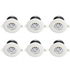 LED Spot 6 Pack - Inbouw LED Downlight 6W Waterdicht IP65 LED Spot 6 Pack - Inbouw LED Downlight 6W Waterdicht IP65