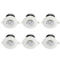 LED Spot 6 Pack - Inbouw LED Downlight 6W Waterdicht IP65