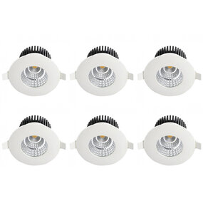 LED Spot 6 Pack - Inbouw LED Downlight 6W Waterdicht IP65 LED Spot 6 Pack - Inbouw LED Downlight 6W Waterdicht IP65