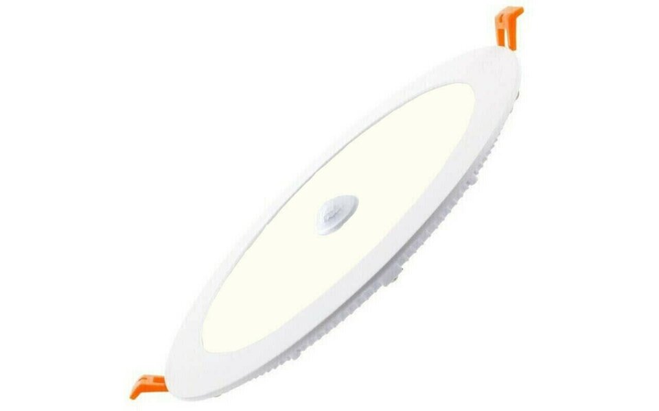 HLW LED LED Downlight Slim 24W Inbouw met PIR Bewegingssensor en Natuurlijk Wit 4000K