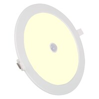 LED Downlight Slim 12W Inbouw met PIR Sensor Warm Wit 3000K LED Downlight Slim 12W Inbouw met PIR Sensor Warm Wit 3000K