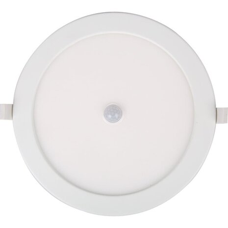 HLW LED Inbouw LED Downlight Slim 12W met PIR Bewegingssensor, Warm Wit 2700K–3000K HLW LED Inbouw LED Downlight Slim 12W met PIR Bewegingssensor, Warm Wit 2700K–3000K