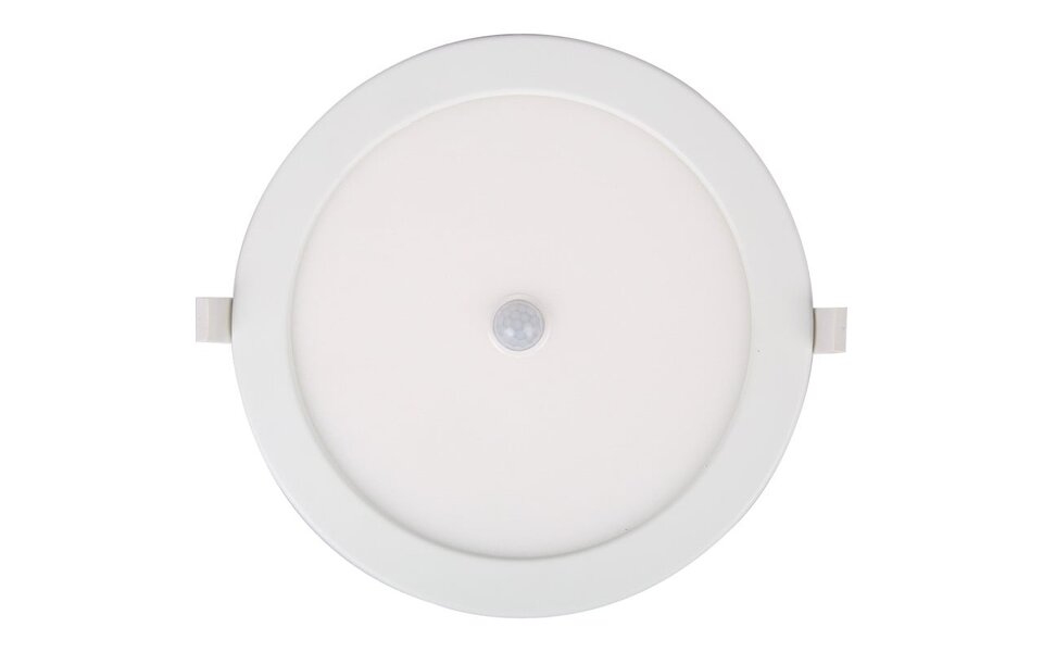 HLW LED Inbouw LED Downlight Slim 12W met PIR Bewegingssensor, Warm Wit 2700K–3000K