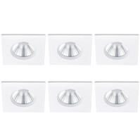 LED Spot 6 Pack - Inbouw LED Downlight 5W Dimbaar IP65