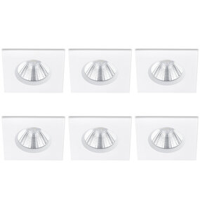 LED Spot 6 Pack - Inbouw LED Downlight 5W Dimbaar IP65 LED Spot 6 Pack - Inbouw LED Downlight 5W Dimbaar IP65