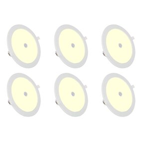 LED Downlight Inbouw 12W Met Sensor - Warm Wit 2700K-3000K LED Downlight Inbouw 12W Met Sensor - Warm Wit 2700K-3000K