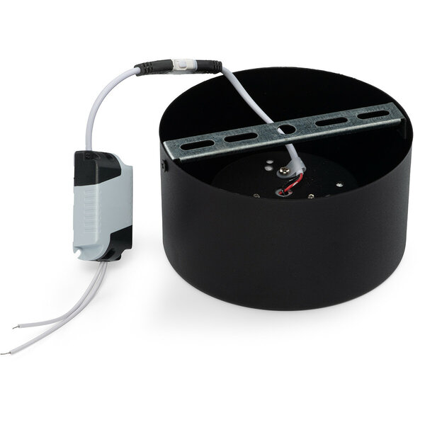 HLW LED LED Downlight 6 Pack - Opbouw LED Lamp 10W Natuurlijk Wit 4200K Mat Zwart Ø140mm HLW LED LED Downlight 6 Pack - Opbouw LED Lamp 10W Natuurlijk Wit 4200K Mat Zwart Ø140mm